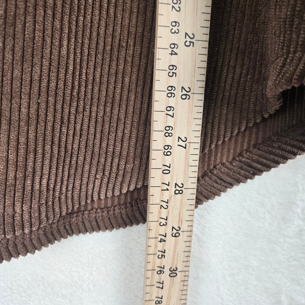 Ashley by 26 International Womens Corduroy Utility Brown Shirt Large Western‎ - Picture 3 of 6